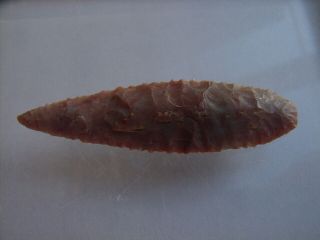 1 Ancient Neolithic Flint Arrowhead,  Stone Age,  Very Rare Top