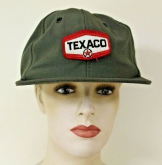 Nos Vintage Texaco Gas Station Attendant Cap Hat