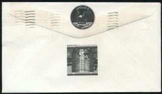 Apollo 11 - Official First Day Cover With Gold Kapton Foil FLOWN To The Moon 2