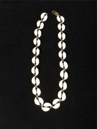 Vintage David Andersen Norwegian Jeweler Enamel Sterling Silver Gilded Necklace