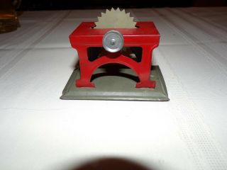 Vintage Tin Steam Engine Toy Accessory Table Saw