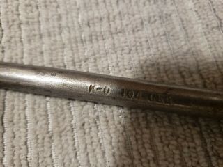Vintage K - D No.  104 Distributor Wrench 3/8 " Drive 1/2 "