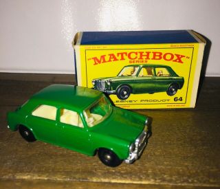 Matchbox Lesney 64b M.  G.  1100 & E - Style Box