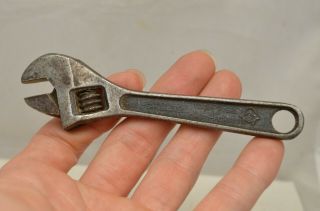 Vintage Diamond 4 Inch Horse Shoe Crescent Wrench Adjustable Tool Company Jl
