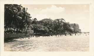 1930s Waikiki Beach Houses,  Pier Hawaii Photo