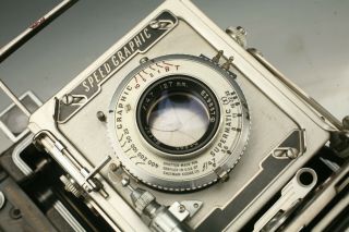 Vintage 3x4 Speed Graphic Camera Kodak Ektar 127mm F4.  7 Anniversary ??? Film Pho