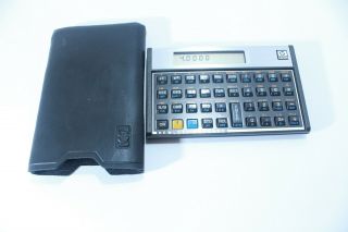 Vintage Hewlett Packard Hp 15c Scientific Calculator Made In Usa W/ Case Sleeve