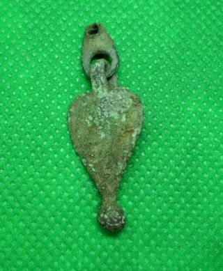 Ancient Celtic Druids Bronze Phallus Amulet Pendant - 300 Bc