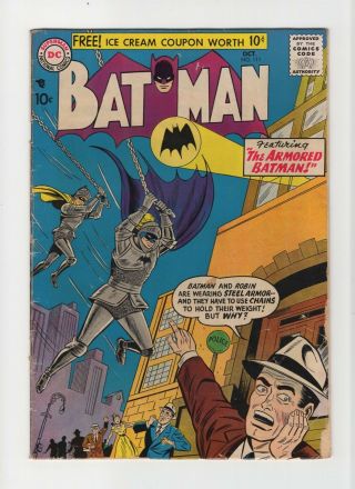 Batman 111 Vintage Dc Comic Detective Robin Knight Armor Batman Golden Age 10c