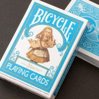 Rare Bicycle Playing Cards (deck) Alice In Wonderland Exhibition Limited Japan