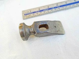 Vintage English Pattern No:0 Steel Faced Cobblers Hammer Head Vgc Old Tool