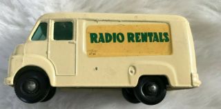 Vintage Matchbox Lesney 1963 T.  V.  Service Van 62 B V.  2 - Radio Rentals Decals