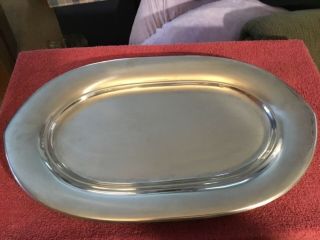 Large Ovel Stainless Steel Platter