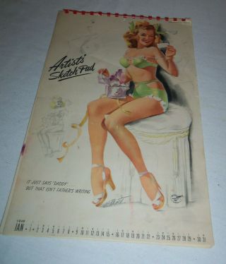 1949 Pin - Up Calendar Artist 