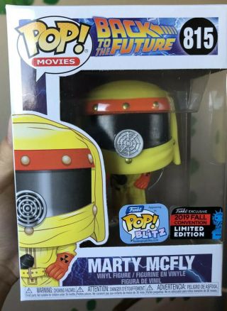 Funk Pop Marty Mcfly 815 Back To The Future.  2019 Fall Convention.