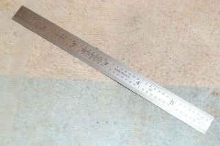 Pec Products Engineering Corp 5r Tempered Steel Rule 6 Inch Quality Vintage Usa