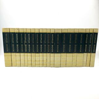 Vintage The World Book Encyclopedias Complete Set A - Z 1968 20 Vol.  Hardcover Set 2