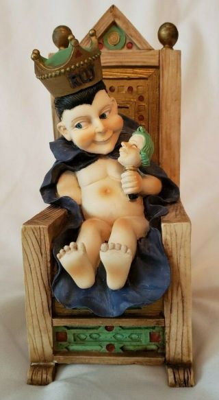Royal Order Of Jesters Roj Mirth Is King Rare Musical Figurine 7 1/2 "