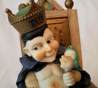 Royal Order of Jesters ROJ Mirth is King Rare MUSICAL Figurine 7 1/2 