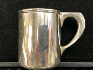 Antique Tiffany & Co.  Sterling Silver Baby Cup