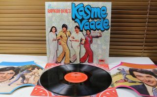 2392 144 (1st Ed. ) Kasme Vaade – Ost R.  D.  Burman - Bollywood / Psych / Funk Lp