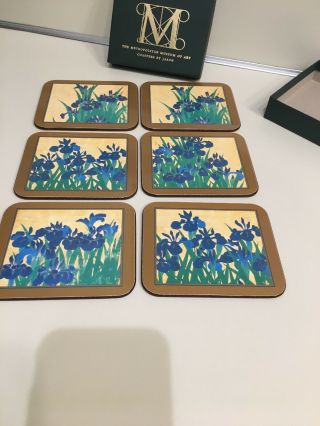 The Metropolitan Museum of Art Coasters Japanese Irises by Jason rectangular 2