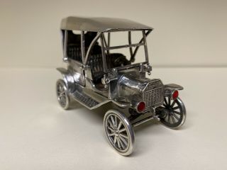 Antique Collectible Sterling Silver 925 Miniature Car Model Ford.