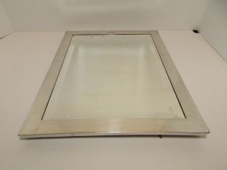 Tiffany & Co.  Early 1900 ' s Sterling Silver & Beveled Glass Table Mirror - Antique 2