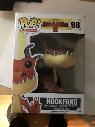 Funko Pop Movies - Hookfang - How To Train Your Dragon 2 - Vaulted - Minor Box Damage