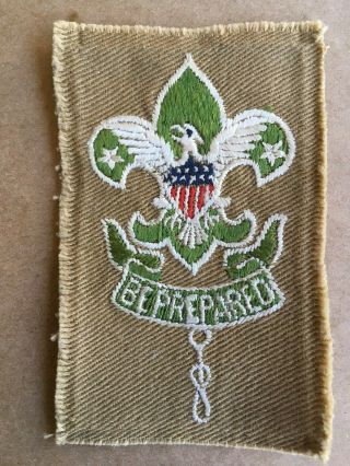 Tan 1920 Issue Scoutmaster Insignia Rank Patch
