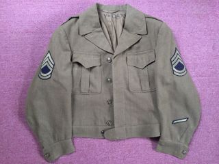 40’s World War Ww2 Us Army Air Force Military Ike Uniform Jacket Size 36 Small