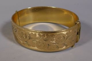 Vintage 1/5 9ct Rolled Gold Bangle Bracelet 2
