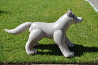 Balto Wolfdog Inflatable By G&g.  Lifesize 20ga Vinyl Blowup Balloon Sled Dog