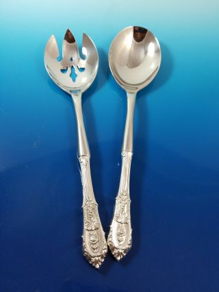 Rose Point By Wallace Sterling Silver Salad Set Custom Made
