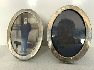 Antique Oval Silver Frames By A&j Zimmerman Ltd