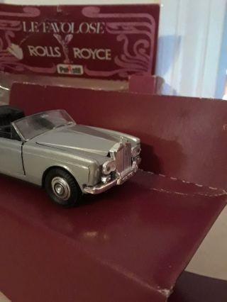 Polistil Rolls Royce Corniche Silver W/box 1/43