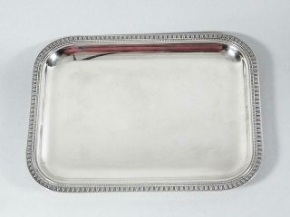 Christofle France Silver Plated Rectangular Tray 10 1/4 " X 8 "
