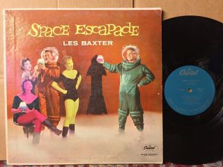 Les Baxter Space Escapade Vg,  Capitol Turquoise Mono Space Age Bachelor Pad