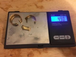 14 K Gold Scrap - 4.  90 Grams