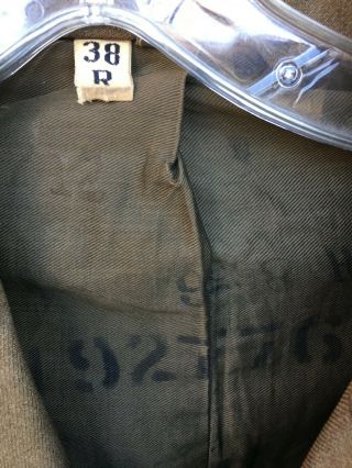 WWII Ike Jacket 2nd Army Size 38R 2