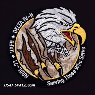 Nrol - 71 - Delta Iv - H - Vafb Ula Usaf Dod Nro - Satellite Mission Patch