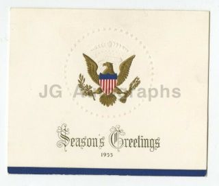 Dwight D.  Eisenhower - 34th U.  S.  President - Unsigned Holiday Card