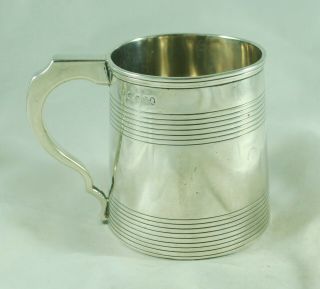 Georgian Silver Christening Mug William Frisbee London 1809 182g Af Iezx008