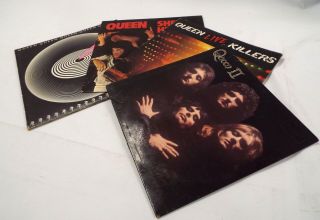 4 X Queen (freddie Mercury) Vinyl Lps Inc 