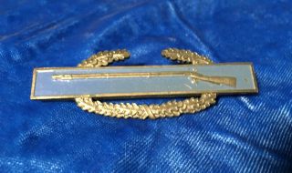 Combat Infantry Badge Early Screw Back No Nuts