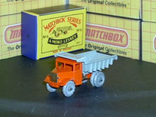 Matchbox Lesney Euclid Quarry Truck 6 A1 Mw Thin Gap F - C Sc2 V/nm Crafted Box