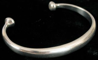 Designer Signed Sterling Silver Rll Ralph Lauren Equestrian Nail Cuff Bracelet