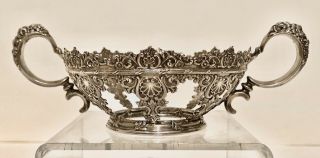 19th C.  Tiffany & Co Solid Silver English Kings Pattern Bouillon Bowl Scarce