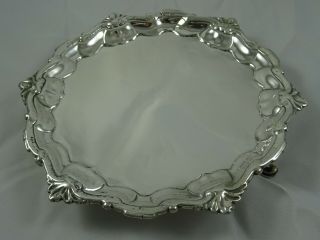 George Ii Solid Silver Salver,  1746,  254gm