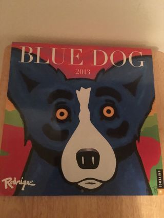 2013 Blue Dog Wall Calendar By George Rodrigue - - (ln)